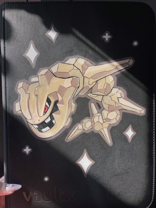 Custom Shiny Steelix Pokémon binder