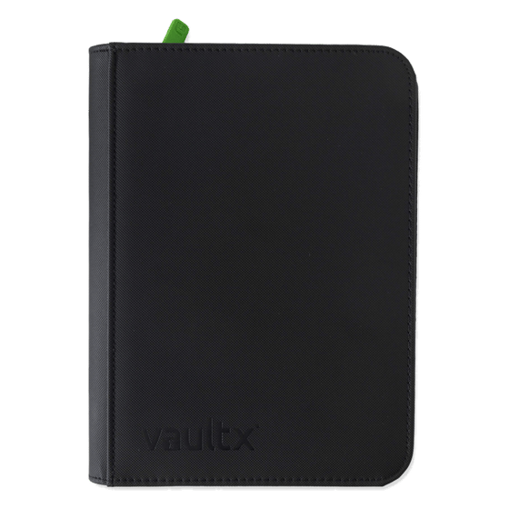 Vault X 4 Pocket zip binder in black